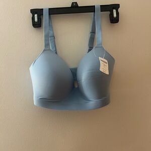Soma Light Blue Padded Seamless Bralette